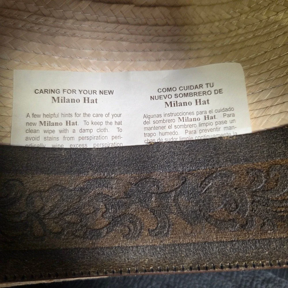 Vintage Larry Mahan's Collection by Milano Cowboy Hat Size‎ 6 7/8